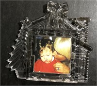 MIKASA CRYSTAL PICTURE FRAME HOLDER