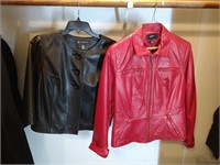 Alfani and INC Ladies Leather Jackets