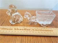 Vintage Glass Candy Containers