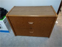 Filing Cabinet, Wood 38w x 28h x 19d"