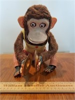 Vintage Battery Operated Monkey Toy