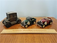 Toy Cars/Trucks & Metal Bank 1 Lot