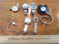 Assorted Wrist & Pocket Watches 1 Lot