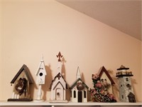 Decorative Bird Houses Up to 18" H