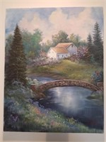 Dorothy Dent Oil Painting Spring Morning Signed