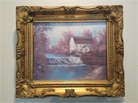 Dorothy Dent Oil Painting Buford Mill Signed