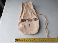 Vintage Wells Fargo Bank Bag