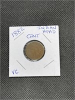 Early1882 Indian Head Cent Very Good Grade