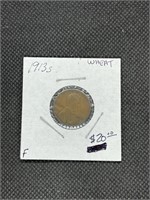 Extremely Rare 1913 S Lincoln Wheat Cent Fine Grde