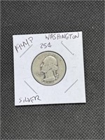 1944 P WWII Era Washington SIlver Quarter