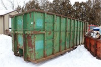 STEEL DUMPSTER - 24'X8'X7'