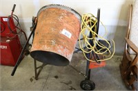 CEMENT MIXER - COMES WITH ELECTRIC MOTOR