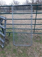 36"×72" chain link gate