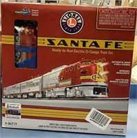 Santa FE Ready To Run Electric O Gauge Train Set