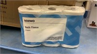 Solimo Bath Tissue 6 Rolls - 5 Packs