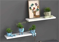 Floating Shelves  AMFS06 White