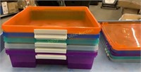 5ct Storage Containers 14” x 13” x 3”  *