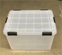 Iris Weathertight Storage Boxes Clear 74 Qt *