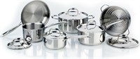Meyer 11 Pc Accolade Series Cookware Set $389 NEW