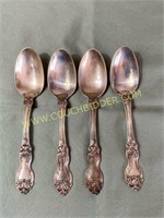 Wallace La Reine Sterling Silver - 4 teaspoons