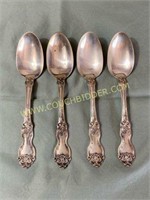 Wallace La Reine Sterling Silver - 4 teaspoons