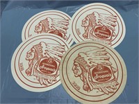 GROUP OF 4 IROQUOIS BEER ALE TRAY LINERS ORIGINAL
