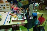 Paint Supplies/Asst Brooms, Mops, Dustpans, Cones