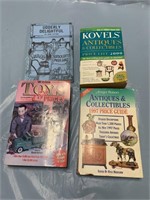 4 MIX ANTIQUE KOVEL / TOY REFERENCE GUIDES BOOKS