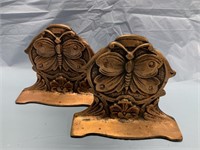 PAIR OF BUTTERFLY / DRAGONFLY BOOKENDS