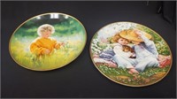 (2) 1989 A TIME TO LOVE March of Dimes Plates