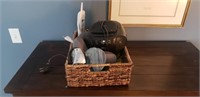 Basket of misc items