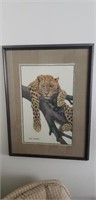 Framed cheetah print - Eric Tenney