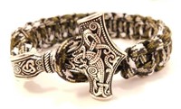 New Thor's Hammer / Paracord Bracelet. New in