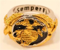 New United States Marine Corps Ring (Size 7.5)