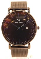 New Men's Vigor Rigger Wrist Watch. Black Analog