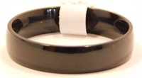 New Black Band Style Ring (Size 13) New in Gift