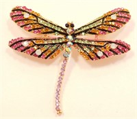 New Colorful Dragonfly Brooch / Sweater Scarf