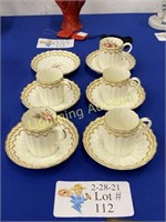 ROYAL WORCESTER DEMIS AND SAUCERS
