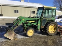 John Deere 750 Tractor, 67 Loader, Diesel 1399 Hrs