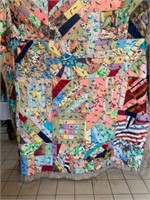 Retro funky Crazy Quilt