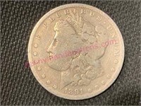 1891-O Morgan silver dollar (90% ) #3