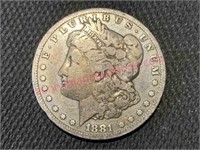 1881-S Morgan silver dollar (90% ) #8