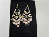 Pair of chandelier earrings