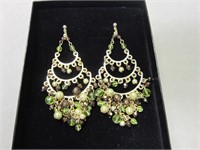 Pair of chandelier earrings