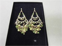 Pair of chandelier earrings