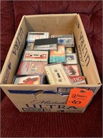 Box lot Country Music Cassettes