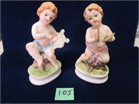 Pair of Ceramic Figures