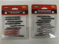 (2) GENERAL PURPOSE JIGSAW BLADE SET - 10 PCS