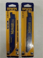 (2) IRWIN 6" BLADES - 5 PACK