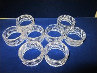 Eight Piece Napkin Rings